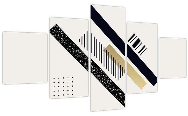 Obraz - Geometrické tvary N⁰5 (125x70 cm)