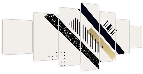 Obraz - Geometrické tvary N⁰5 (210x100 cm)