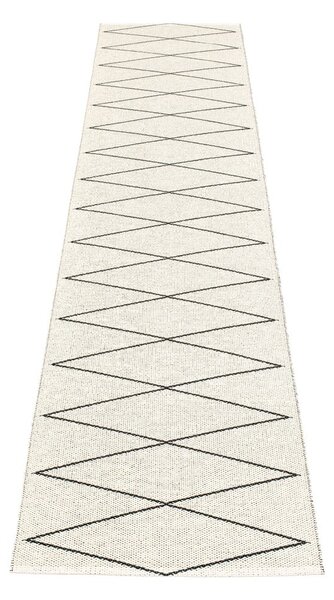 Černý vnitřní a venkovní běhoun 70x320 cm Max Black – Pappelina