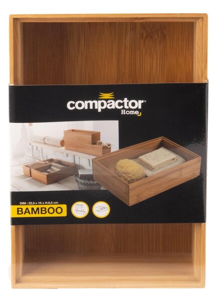 Bambusový organizér Compactor Woody, 30 x 15 x 6,35 cm
