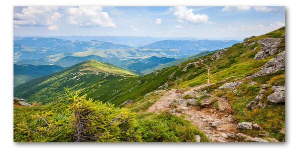 Foto obraz fotografie na skle Zelené pahorky osh-91008268