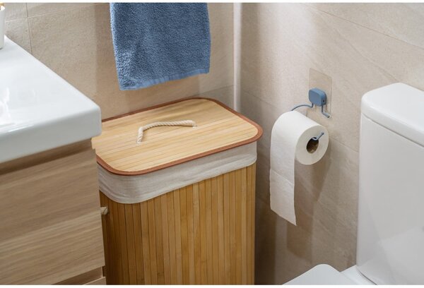 Bambusový koš na prádlo v přírodní barvě 78 l Bamboo – Compactor