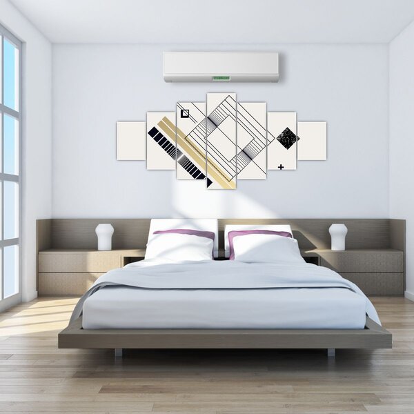 Obraz - Geometrické tvary N⁰6 (210x100 cm)