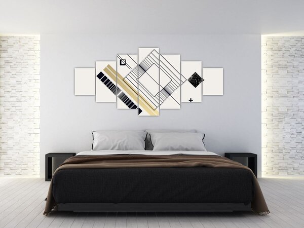 Obraz - Geometrické tvary N⁰6 (210x100 cm)