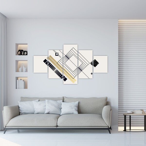 Obraz - Geometrické tvary N⁰6 (125x70 cm)