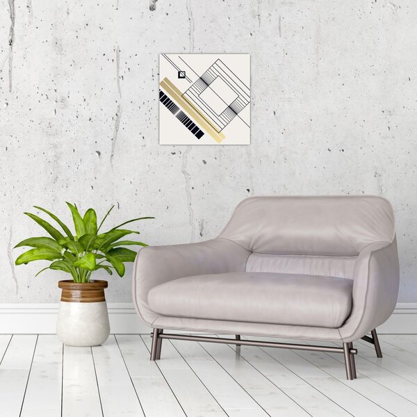 Obraz - Geometrické tvary N⁰6 (30x30 cm)