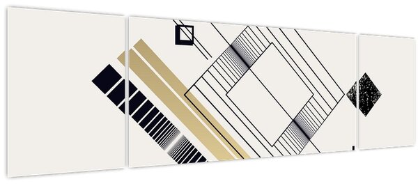 Obraz - Geometrické tvary N⁰6 (170x50 cm)