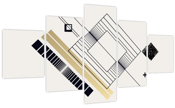 Obraz - Geometrické tvary N⁰6 (125x70 cm)