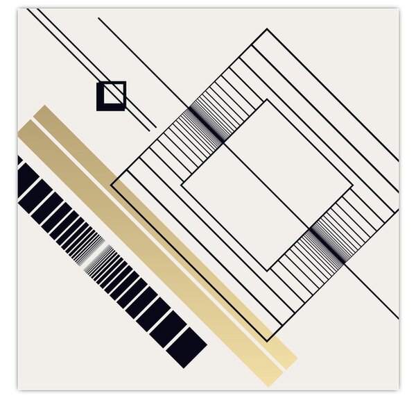 Obraz - Geometrické tvary N⁰6 (30x30 cm)