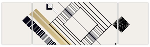 Obraz - Geometrické tvary N⁰6 (170x50 cm)