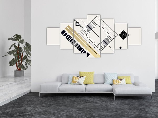 Obraz - Geometrické tvary N⁰6 (210x100 cm)