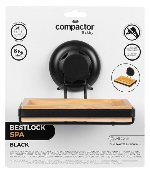 Bambusová samodržící mýdlenka Compactor Bestlock SPA
