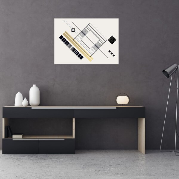 Obraz - Geometrické tvary N⁰6 (70x50 cm)