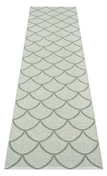 Zelený vnitřní a venkovní běhoun 70x300 cm Kotte Army Sage – Pappelina