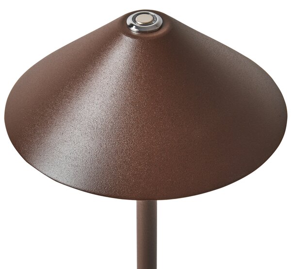 LED bezdrátová stolní lampa FRANCOLI se stmívačem Kov Hnědá
