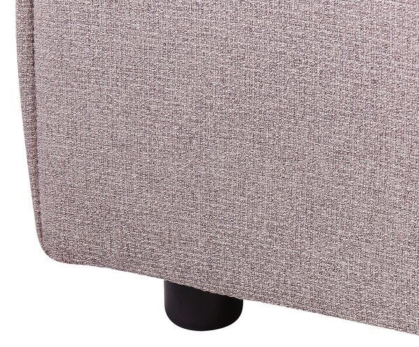 Postel Tkanina LINARDS 160 x 200 cm Taupe