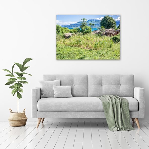 Moderní skleněný obraz z fotografie Jezero Malavi osh-91343567