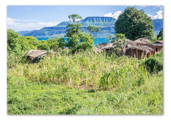 Moderní skleněný obraz z fotografie Jezero Malavi osh-91343567