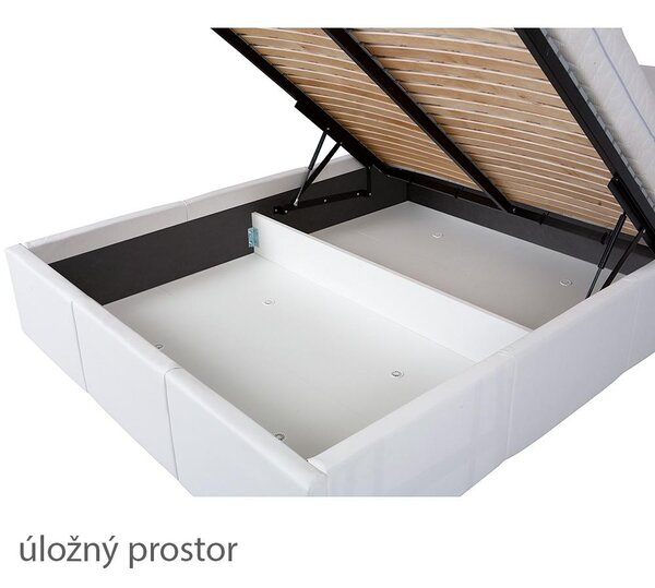 Ložnice Calabrini b | sestava B | 4 díly | bílá lesk