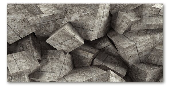 Fotoobraz na skle Betonové krychle osh-91388202
