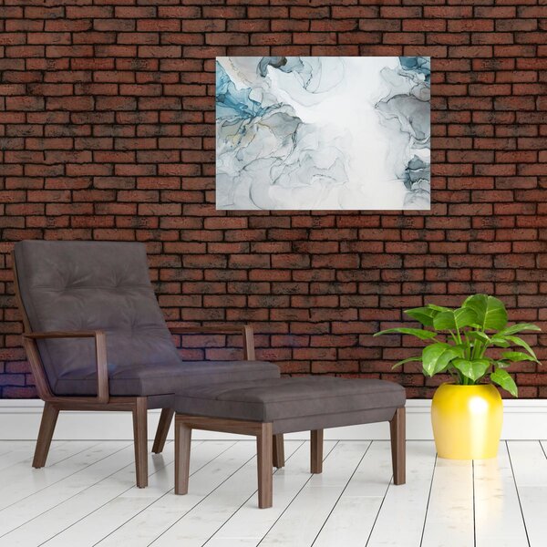Obraz - Modrý mramor (70x50 cm)