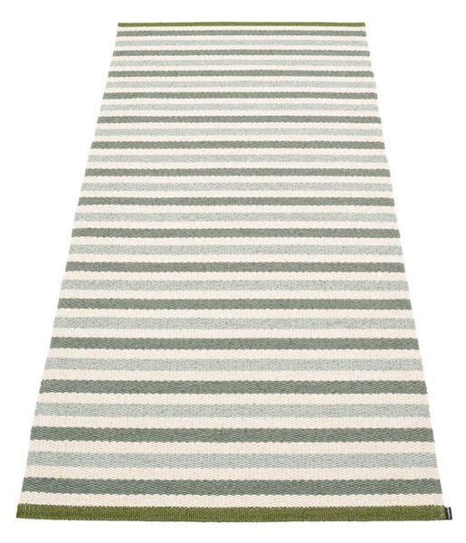 Zeleno-krémový vnitřní a venkovní běhoun 85x200 cm Teo Sage – Pappelina