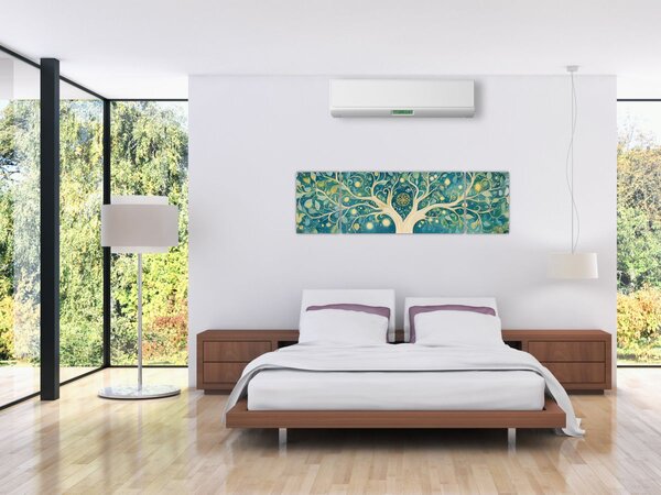 Obraz - Magický strom se spirálami (170x50 cm)