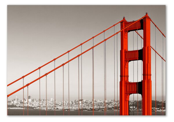Foto obraz sklo tvrzené Most San Francisco osh-91736681