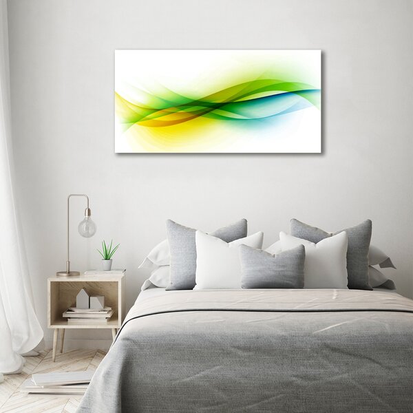 Moderní obraz canvas na rámu Abstrakce vlny oc-91760180
