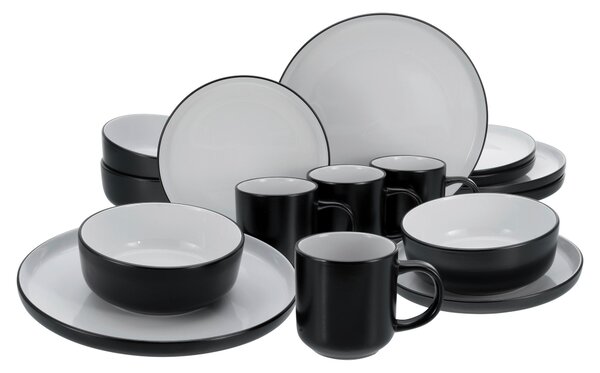 KOMBINOVANÁ SOUPRAVA 16dílné kamenina Creatable - Online Only nádobí, Online Only