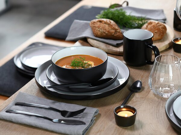 KOMBINOVANÁ SOUPRAVA 16dílné kamenina Creatable - Online Only nádobí, Online Only