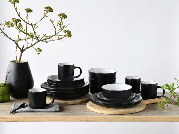 KOMBINOVANÁ SOUPRAVA 16dílné kamenina Creatable - Online Only nádobí, Online Only