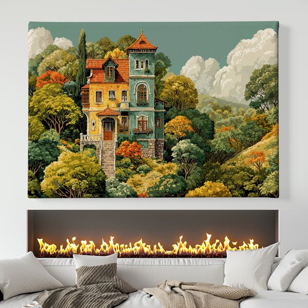 Obraz na plátně - Hřející slunce na Šípkové FeelHappy.cz Velikost obrazu (šířka x výška): 40 x 30 cm
