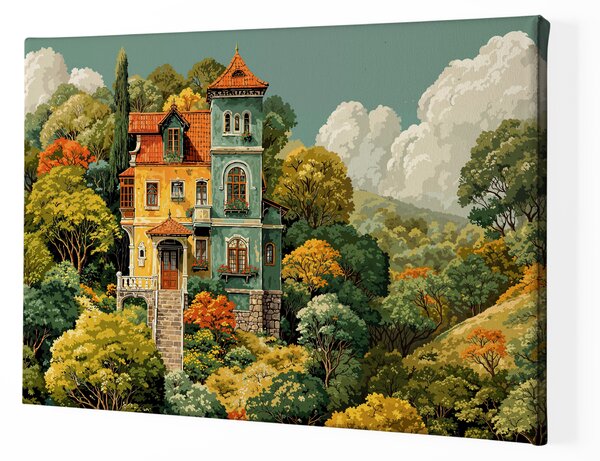 Obraz na plátně - Hřející slunce na Šípkové FeelHappy.cz Velikost obrazu (šířka x výška): 40 x 30 cm