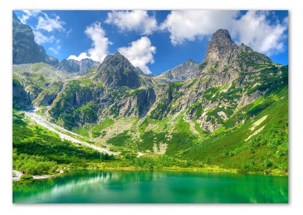 Foto-obrah sklo tvrzené Jezero v horách osh-92038877