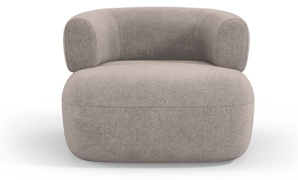 Béžové křeslo z textilie bouclé Jenny – Micadoni Home