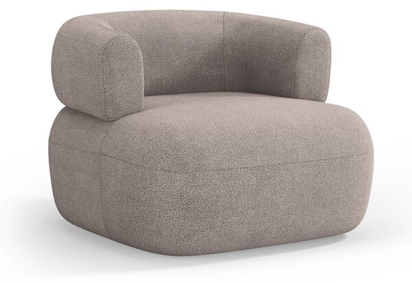 Béžové křeslo z textilie bouclé Jenny – Micadoni Home