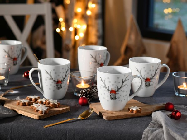 SADA HRNKŮ NA KÁVU porcelán keramika Creatable - Kolekce nádobí, Online Only