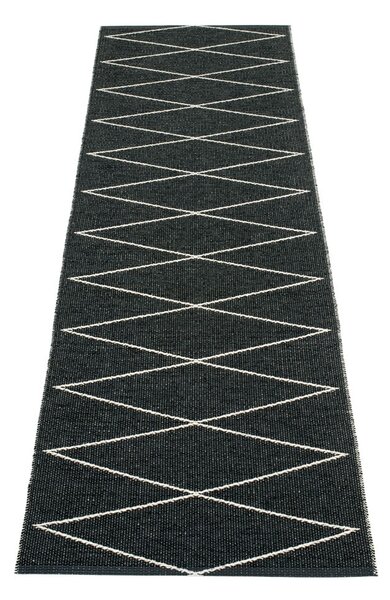 Černý vnitřní a venkovní běhoun 70x240 cm Max Black – Pappelina