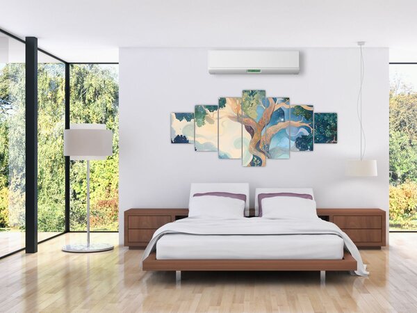 Obraz - Vesmírný strom (210x100 cm)
