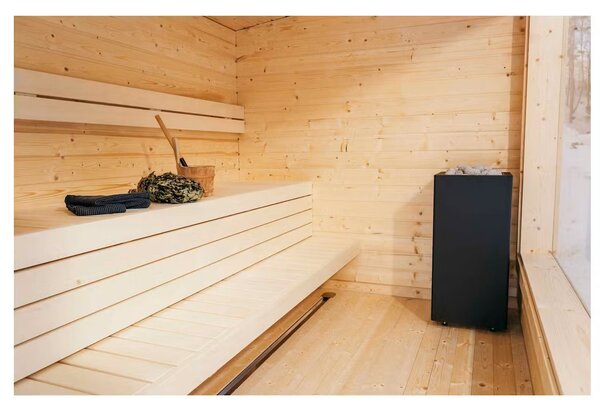HUUM saunová kamna elektrická CORE Black, 9kW