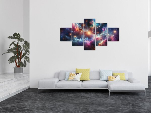 Obraz - Temný vesmír (125x70 cm)
