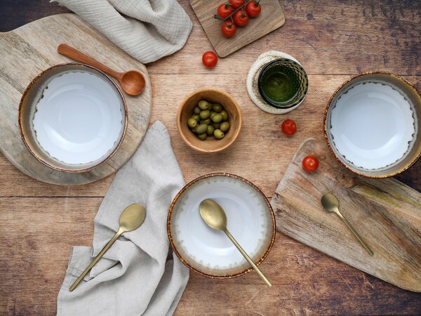 SADA MISEK kamenina keramika 17,5 cm Creatable - Sada misek, Online Only