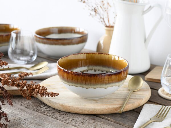 SADA MISEK kamenina keramika 17,5 cm Creatable - Sada misek, Online Only