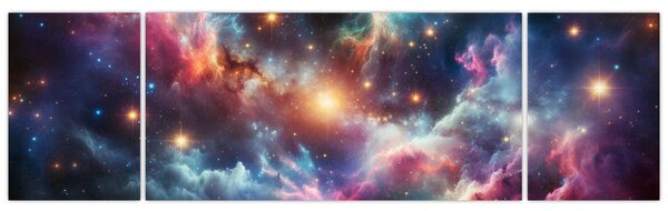 Obraz - Temný vesmír (170x50 cm)