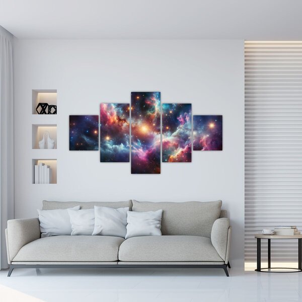 Obraz - Temný vesmír (125x70 cm)