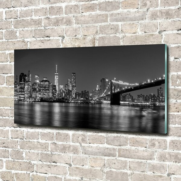 Foto obraz fotografie na skle Manhattan noc osh-92771254