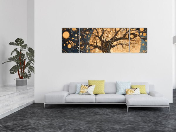 Obraz - Surrealistický strom (170x50 cm)