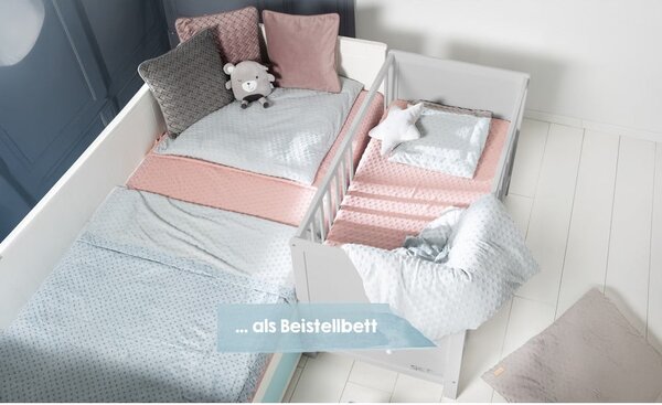 Šedá/taupe postýlka 60x120 cm Hamburg – Roba