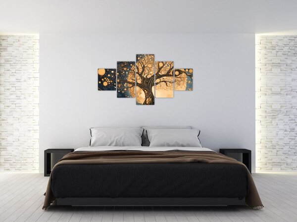 Obraz - Surrealistický strom (125x70 cm)